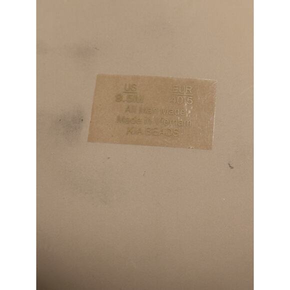 Sam Edelman Cream Block Heel Sandals - Picture 11 of 13